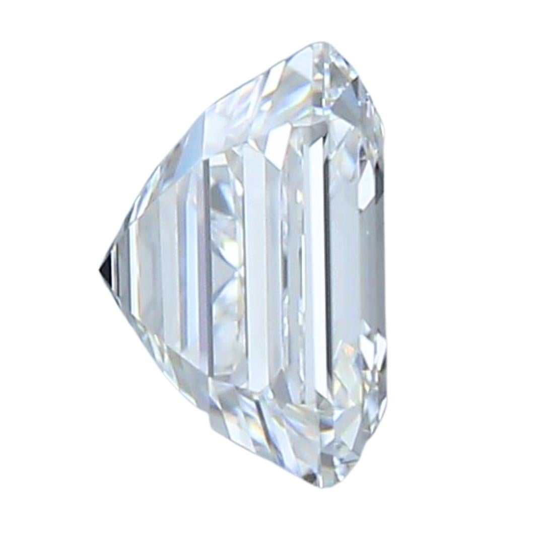 Square Cut Elegant 0.70ct Ideal Cut Square Diamond - GIA Certified For Sale