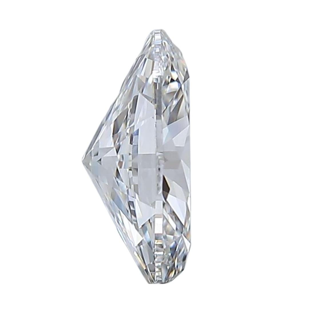 Eleganter 0,75 Karat natürlicher Diamant im Idealschliff - GIA-zertifiziert  (Ovalschliff)
