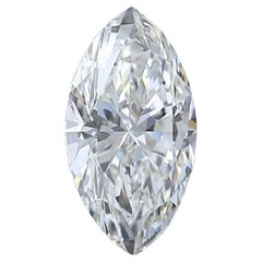 Elegant 0.76ct Double Excellent Ideal Cut Marquise-Shaped Diamond - IGI