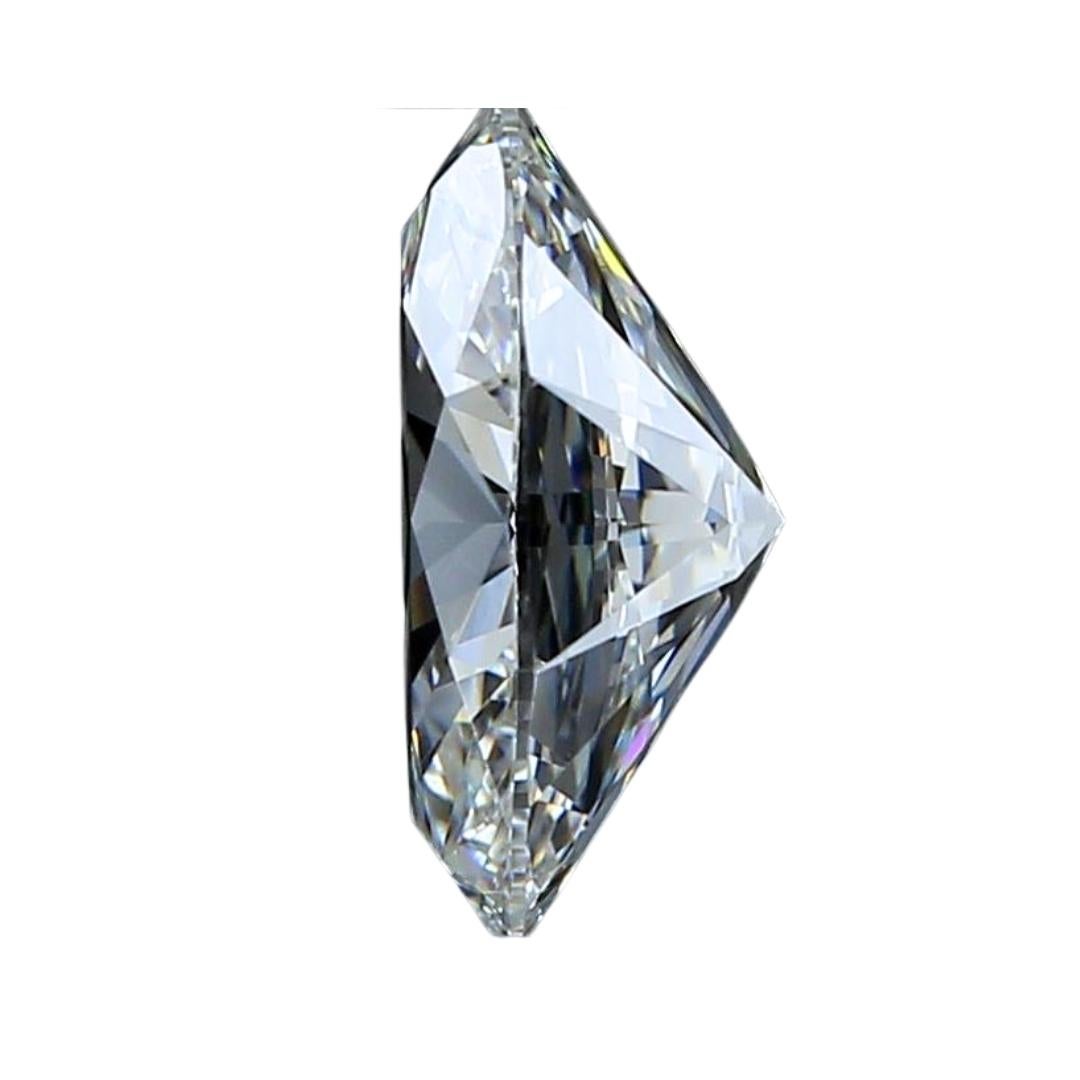 Elegance 0,77 Karat Ovaler Diamant im Idealschliff - GIA zertifiziert (Ovalschliff) im Angebot