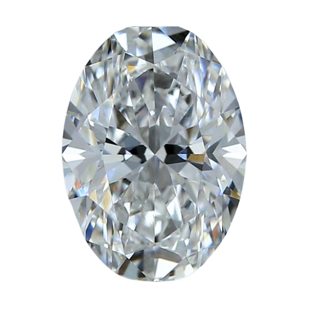 Elegance 0,77 Karat Ovaler Diamant im Idealschliff - GIA zertifiziert im Angebot 2