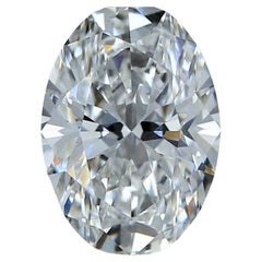 Élégant diamant ovale de 0,77 carat de taille idéale, certifié GIA