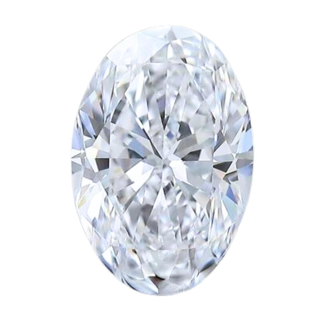 Elegant 0.90ct Ideal Cut Oval-Shaped Diamond - GIA Certified 2
