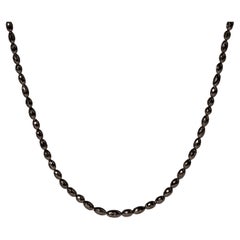 Elegant 100.00 Carat Black Briolette Diamond Necklaces In 14k White Gold Elegant 100.00 Carat Black Briolette Diamond Necklaces In 14k White Gold