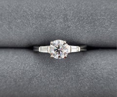 1,13 Karat Platin Diamantring