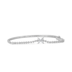 Elegant Bracelet de 1.18ct Diamants en or blanc 18k - Certifié IGI