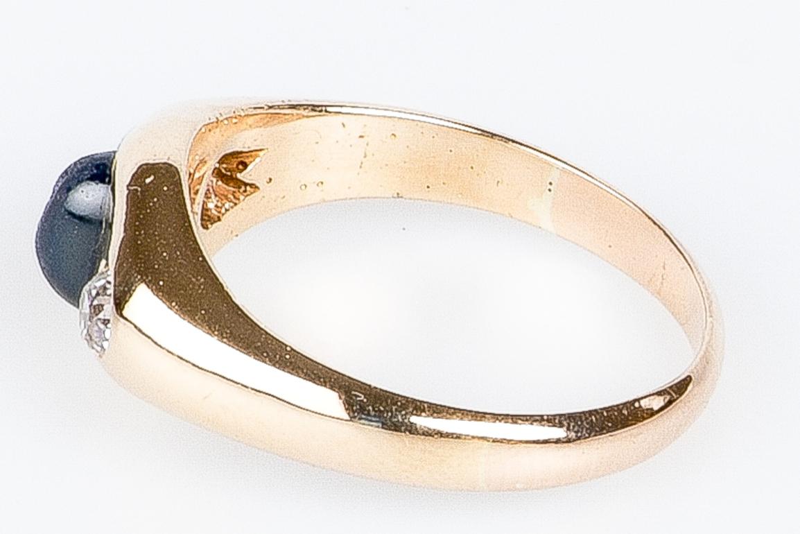 elegant 14-carat yellow gold ring For Sale 2