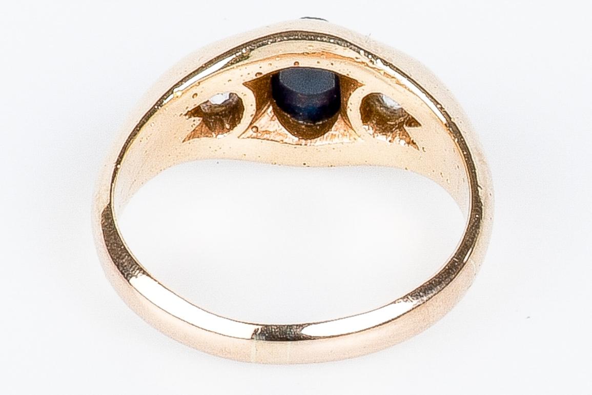 Ring aus elegantem 14-karätigem Gelbgold im Angebot 4