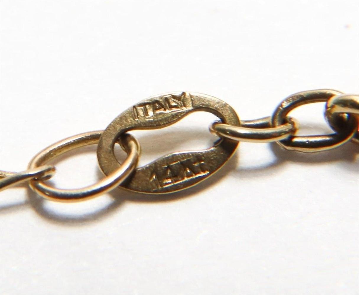 Elegante pulsera apilable de piedras preciosas multicolor de oro amarillo italiano de 14 quilates en venta 2