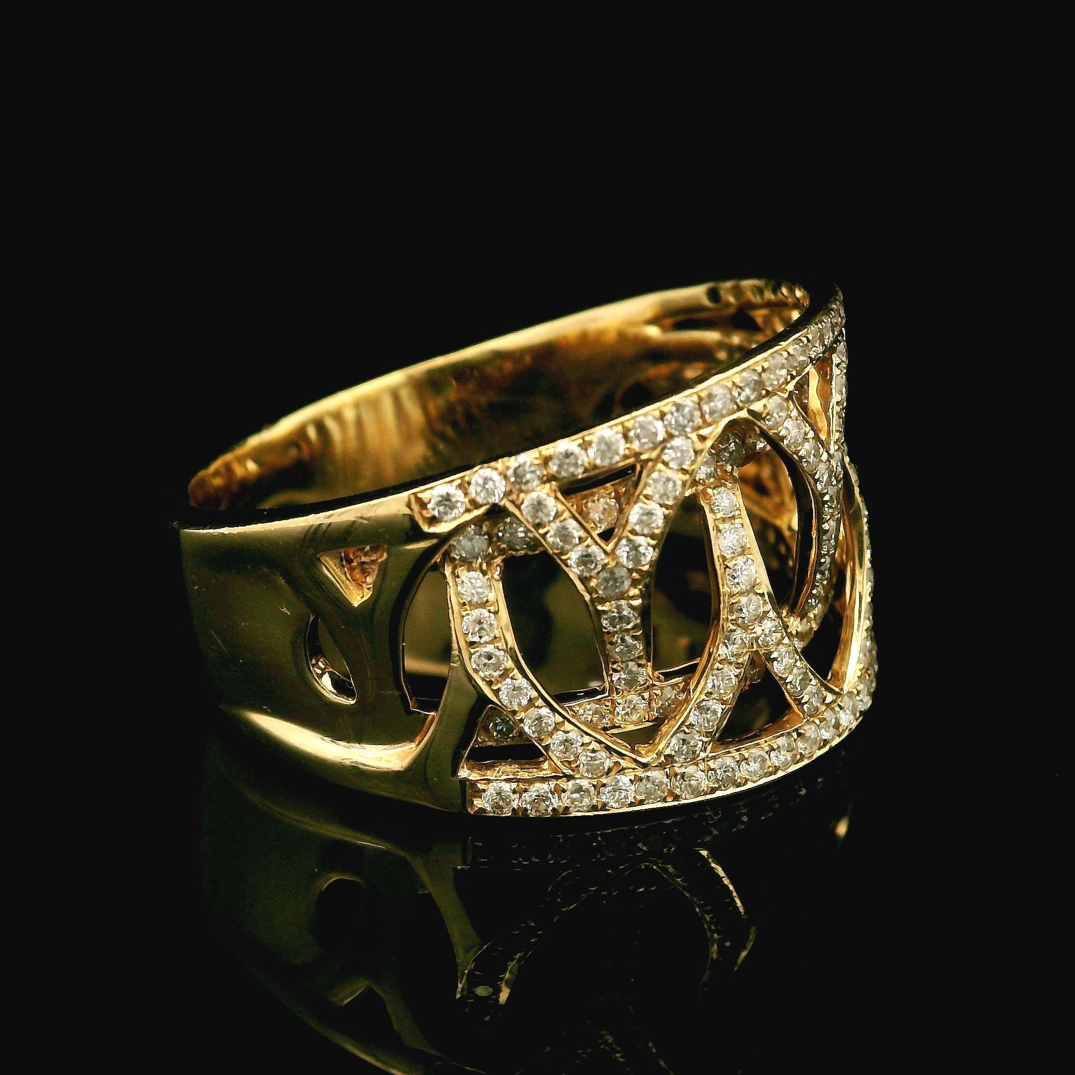 –Stone(s)–
(1) Natural Genuine Diamonds - Round Brilliant Cut - Pave Set - G/H Color - SI2-I2 Clarity - 1.10ctw (approx.)

Material: Solid 14k Yellow Gold
Weight: 8.20 Grams
Ring Size: 10.0 ( fitted on finger, please contact us prior to purchase for