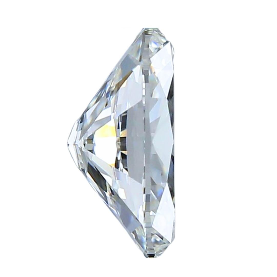 Taille ovale Élégant diamant ovale de 1,51 carat de taille idéale, certifié GIA en vente