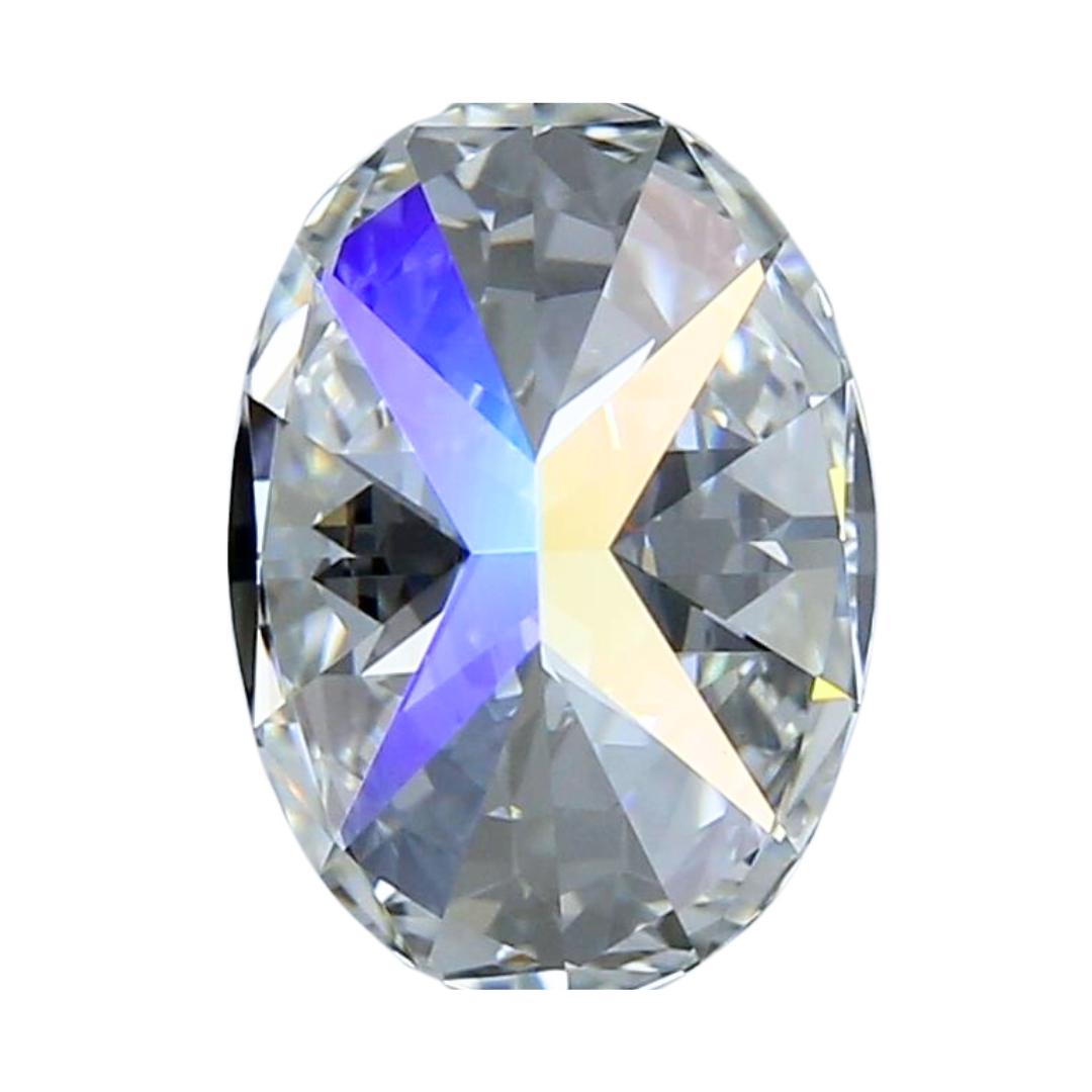 Eleganter 1,51 Karat Diamant im Idealschliff Ovalschliff - GIA-zertifiziert im Angebot 1