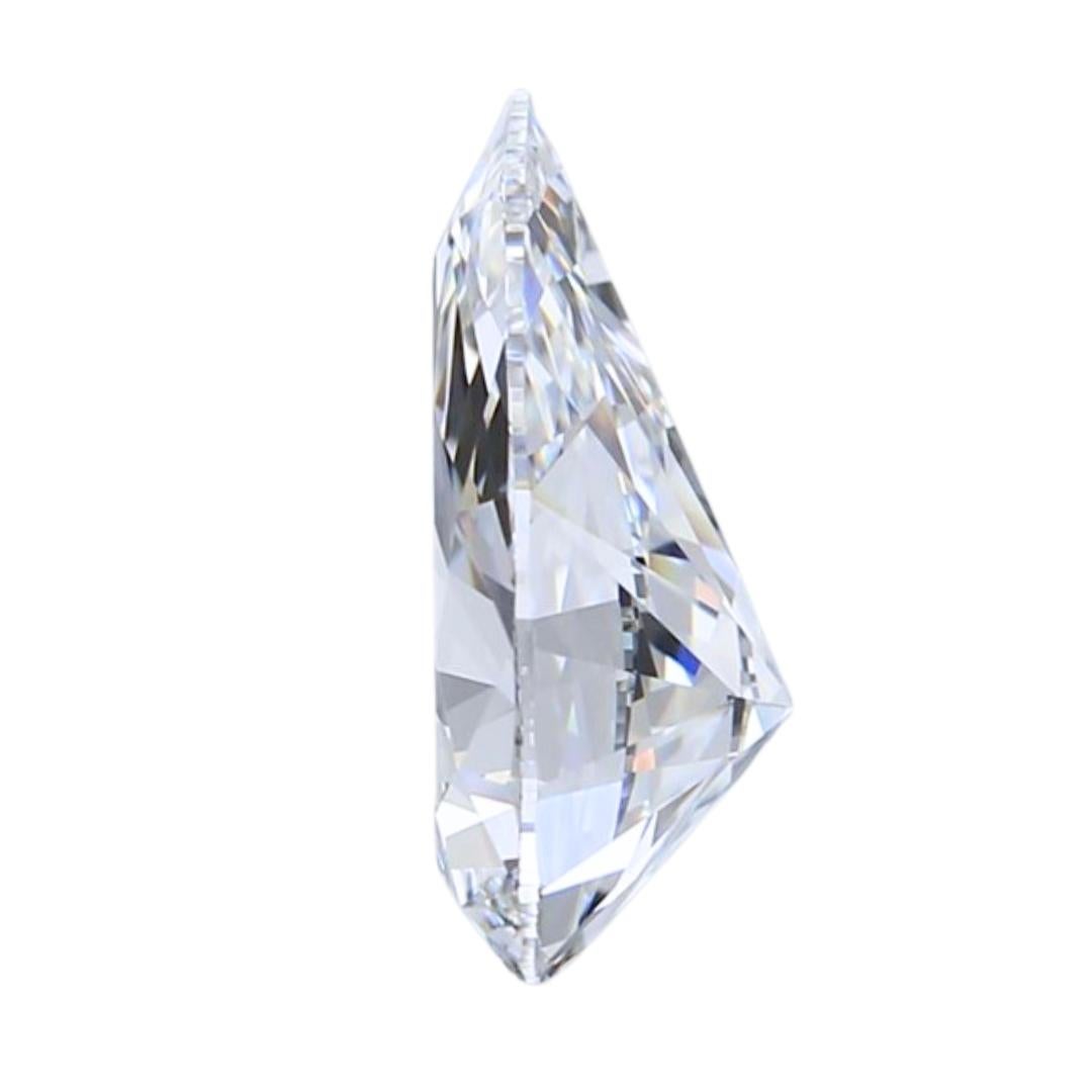 Elegant 1.64ct Ideal Cut Pear-Shaped Diamond - GIA Certified In New Condition For Sale In רמת גן, IL