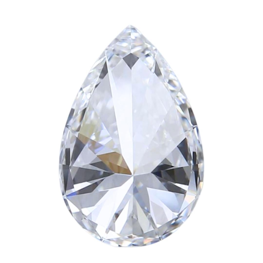Women's Elegant 1.64ct Ideal Cut Pear-Shaped Diamond - GIA Certified For Sale