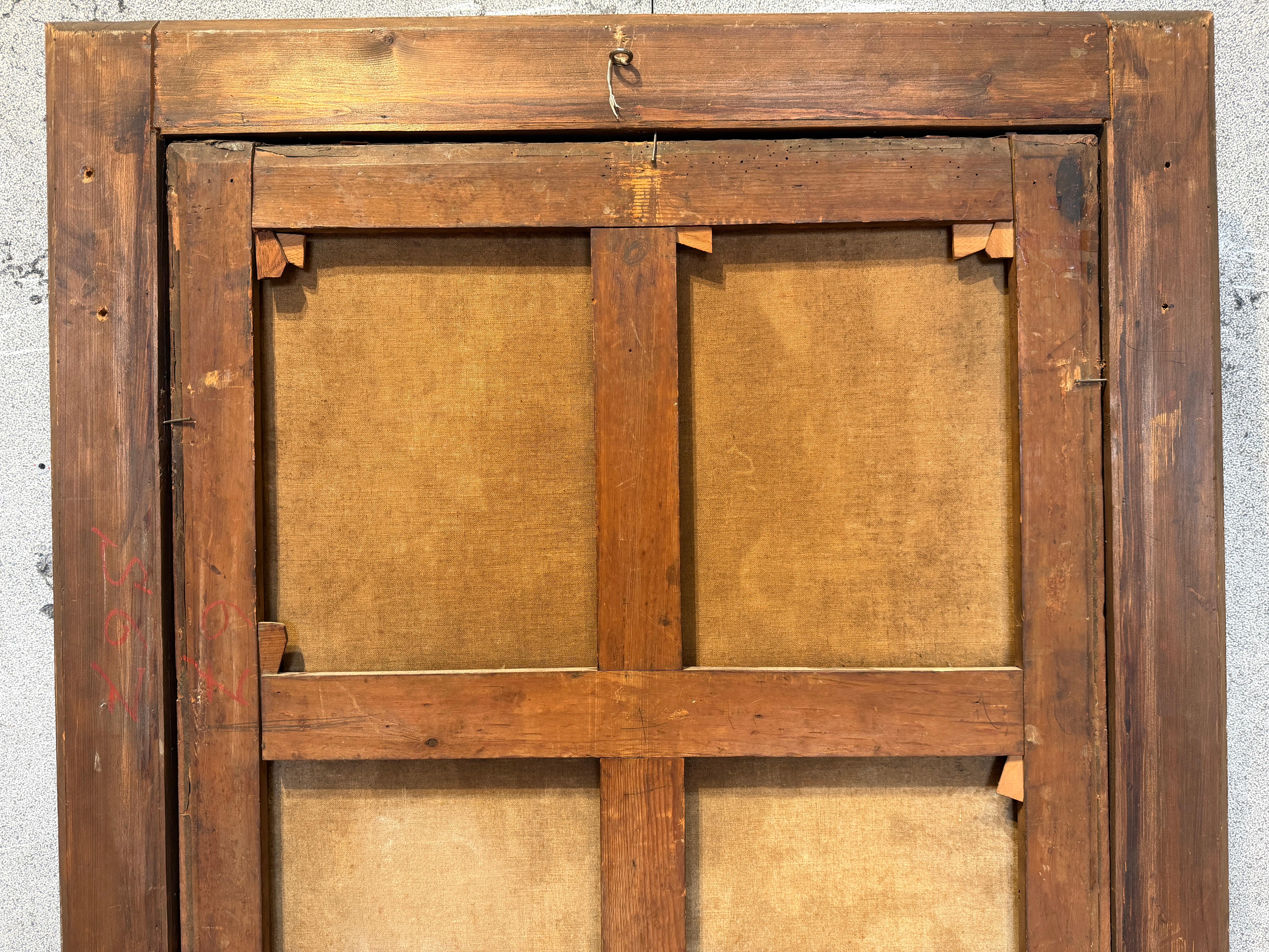 Elegant 17th-18th Century Lady’s Portrait in a Lavish Baroque-Style Gilt Frame im Angebot 1