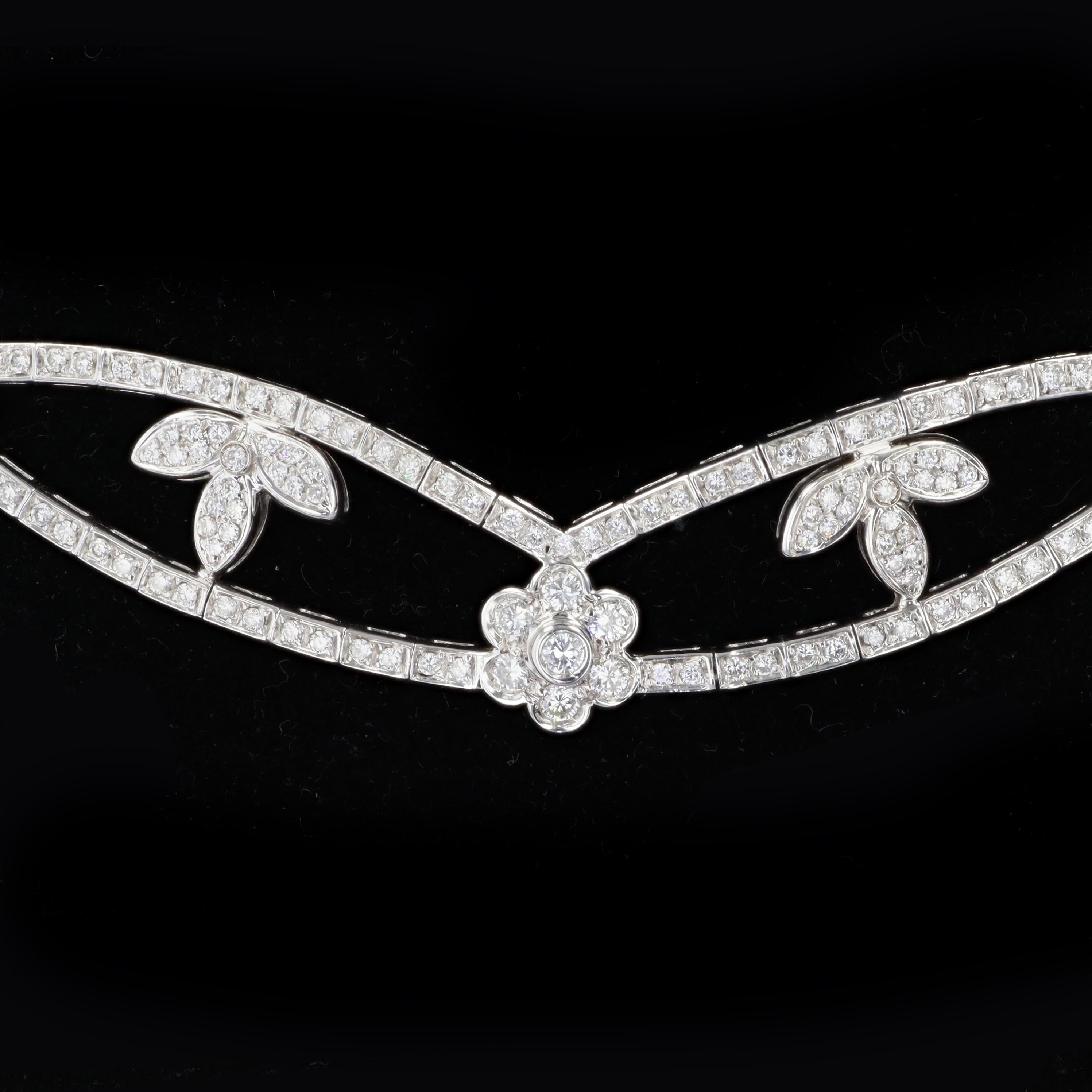 elegant diamond necklace designs