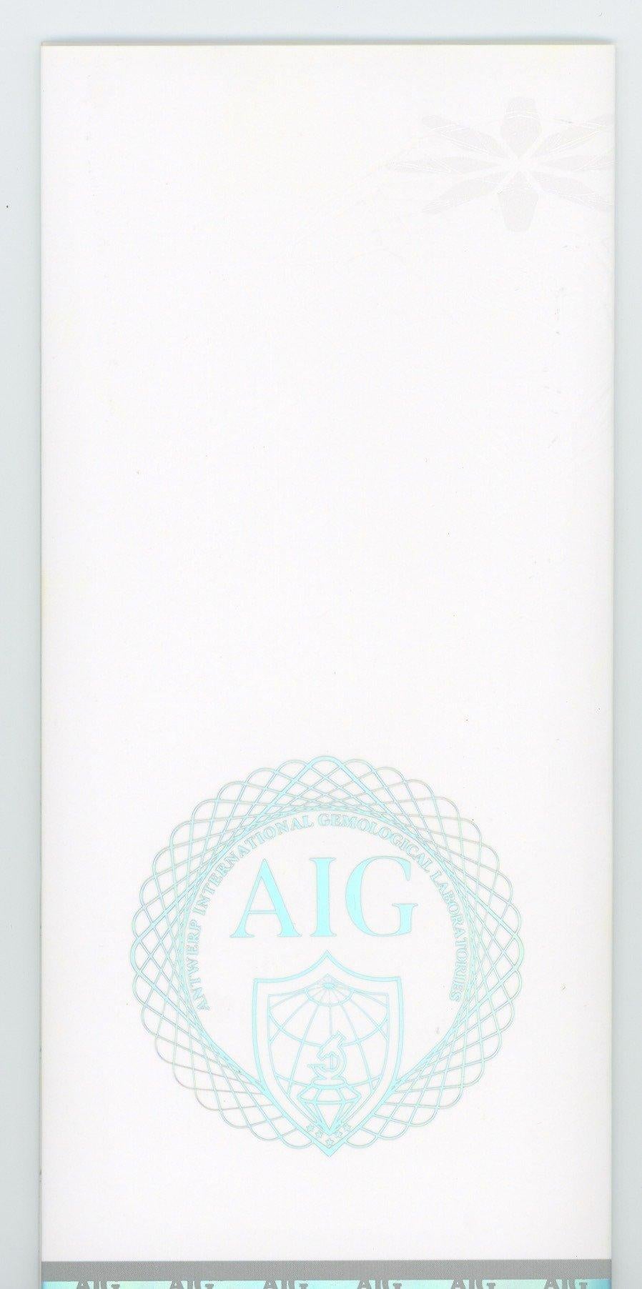 Elegante Tropfenohrringe aus 18 Karat Weigold mit 2,59 Karat natrlichen Diamanten-AIG-Zertifikat im Angebot 6