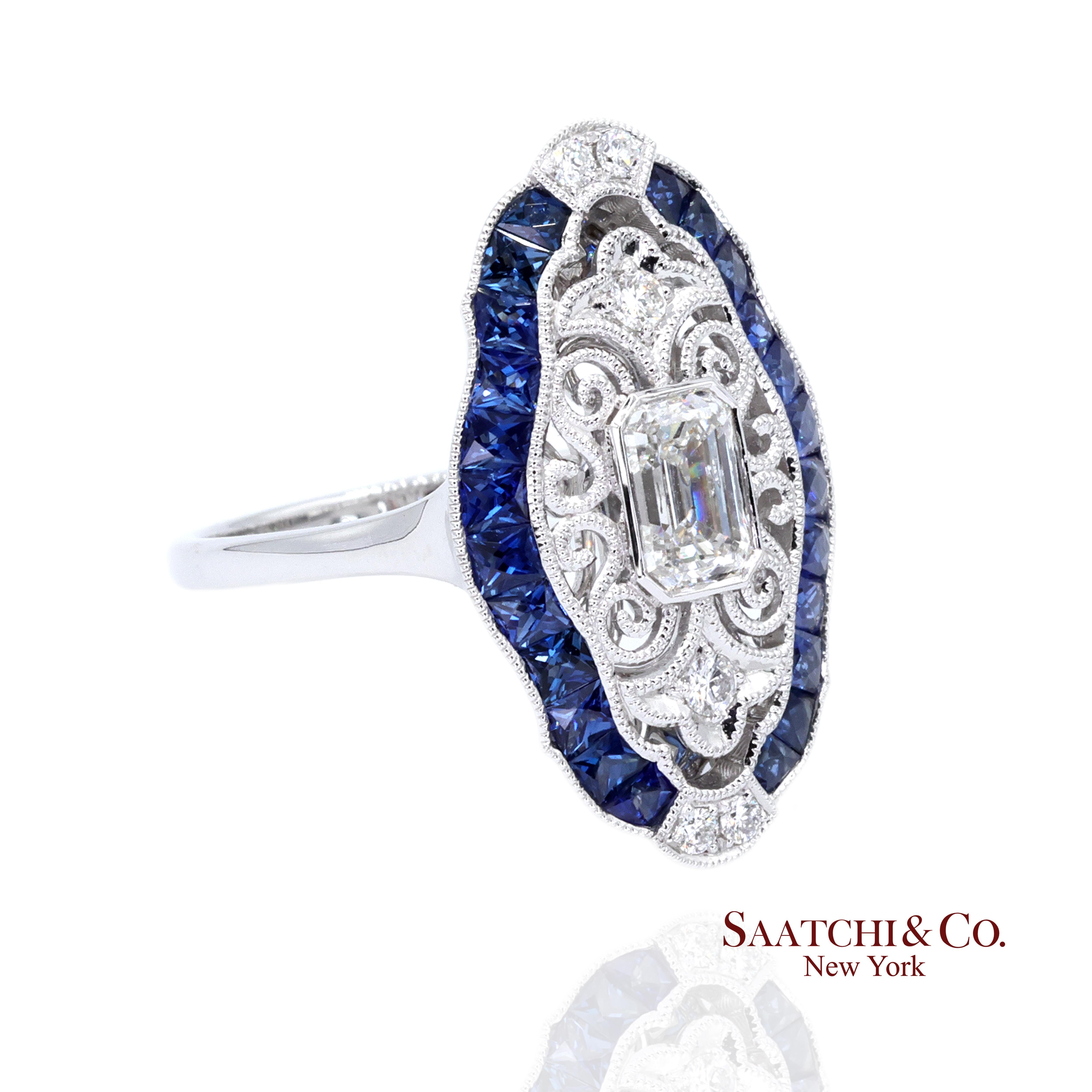 Anello con diamante naturale e zaffiro blu in oro bianco 18K

Tipo di metallo: oro bianco 18K
Peso totale dell'articolo: 5,0 grammi
Dimensioni: Lunghezza: 25,0 mm X Larghezza: 15,0 mm X Altezza: 7,0 mm
Misura dell'anello: 6,25 (misura