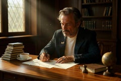 Elegant 18K Yellow Gold Horse Brooch with Seed Pearls & Ruby Accent Mid Century