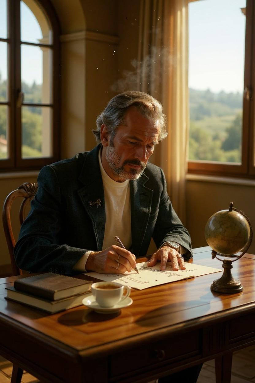 Elegante 18K Gelbgold Pferdebrosche mit Saatperlen und Rubin Akzent Mid Century für Damen oder Herren im Angebot