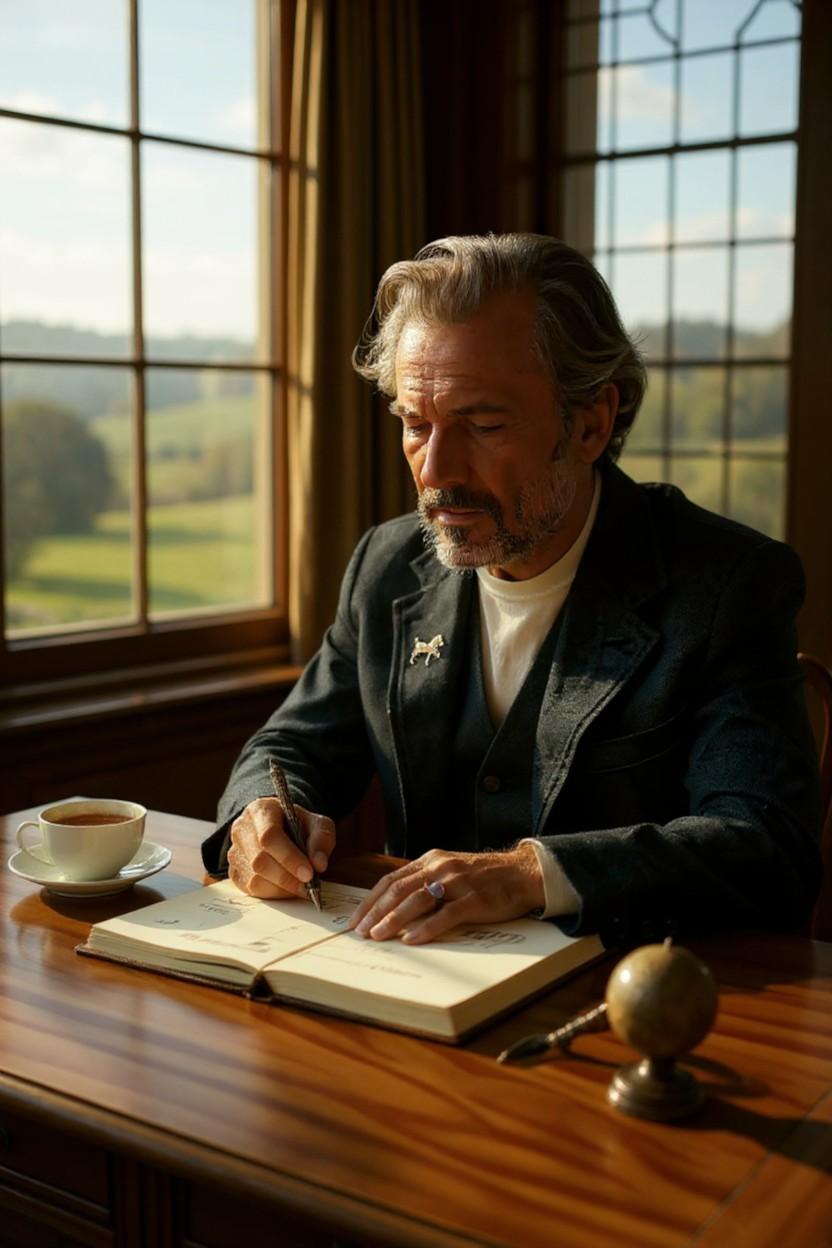 Elegante 18K Gelbgold Pferdebrosche mit Saatperlen und Rubin Akzent Mid Century im Angebot 3