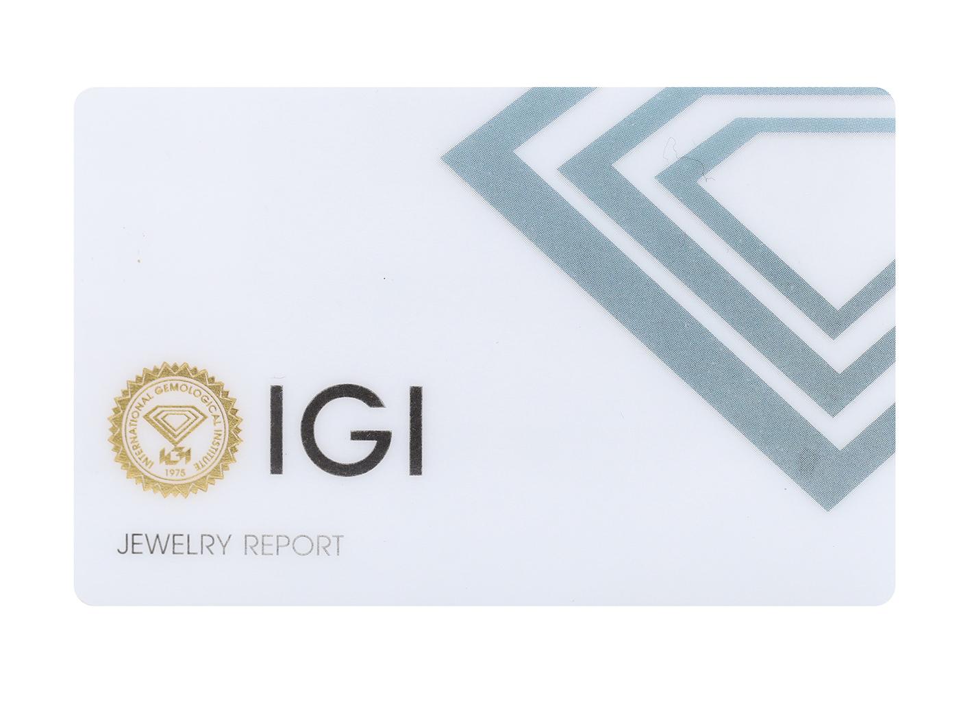 Elegante ciondolo a forma di croce in oro giallo 18KT con 2,06 ct di diamanti naturali  IGI Certi in vendita 3
