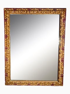 Elegant 18th Century French Mirror – Original Frame and Glass
