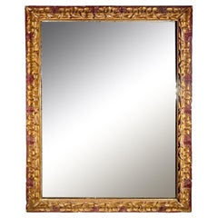 Eleganter französischer Spiegel aus dem 18. Jahrhundert - Originalrahmen und Glas