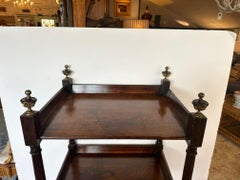 Elegant 18th Century Mahogany Regency Style English Etagere