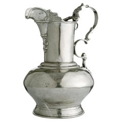 Elegant 18th century style pewter pitcher by Arte Italica - Made in Italy
