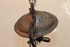 Elegant 1920's cast iron chandelier