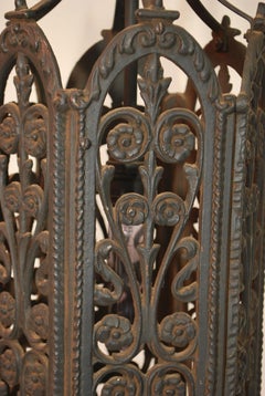 Eleganza della lanterna in ghisa/ferro battuto del 1920