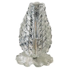 Elegant 1930s Art Deco Murano Glass Table Lamp Attributed to Ercole Barovier