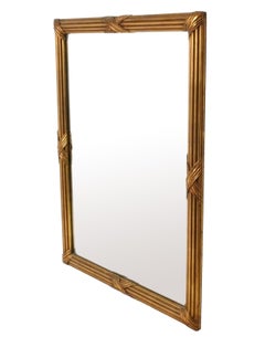 Elegant 1940s Gilt Mirror From The Carlyle Hotel 44.5" x 34.25"