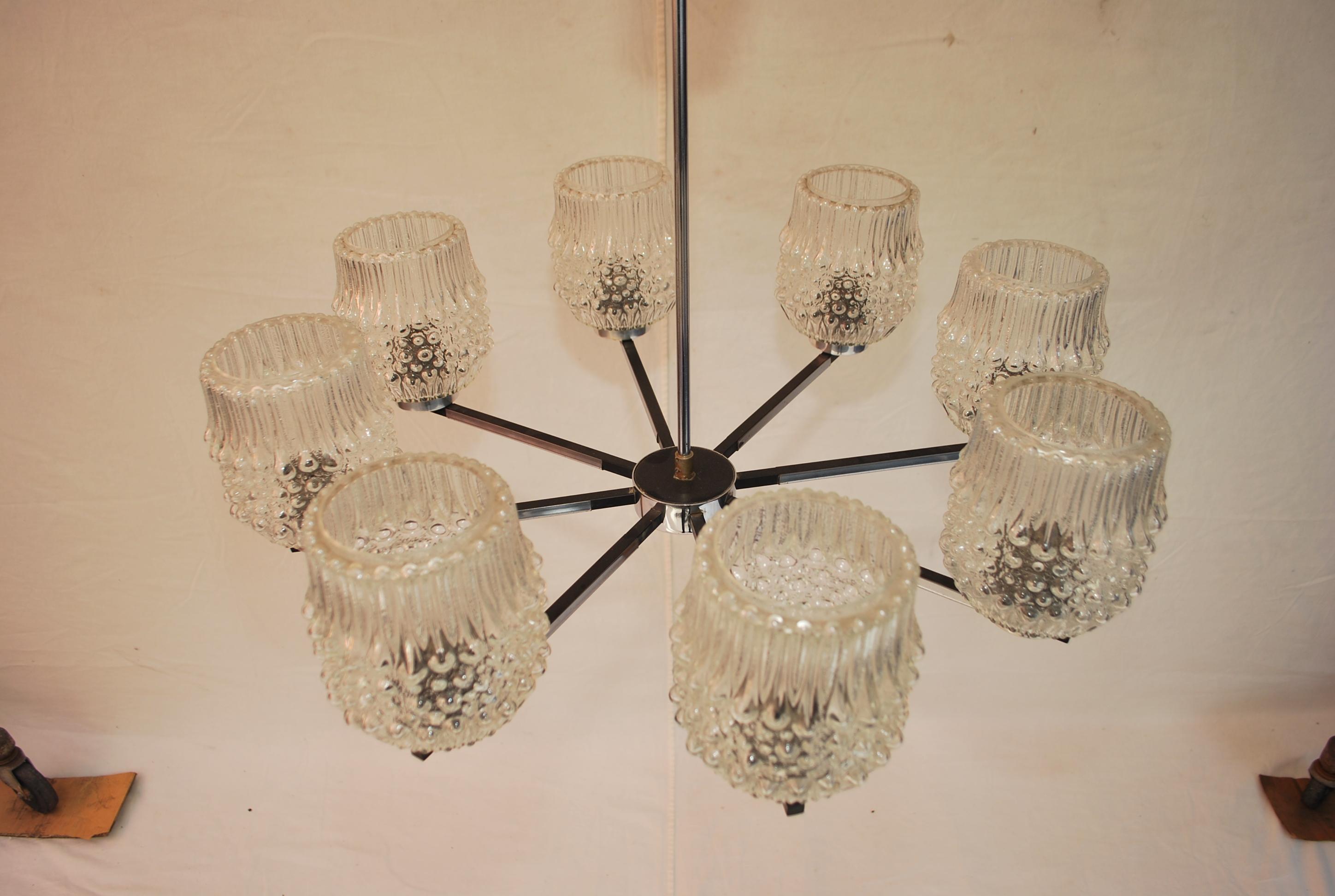 Elegant 1950s Chandelier from Germany For Sale 1