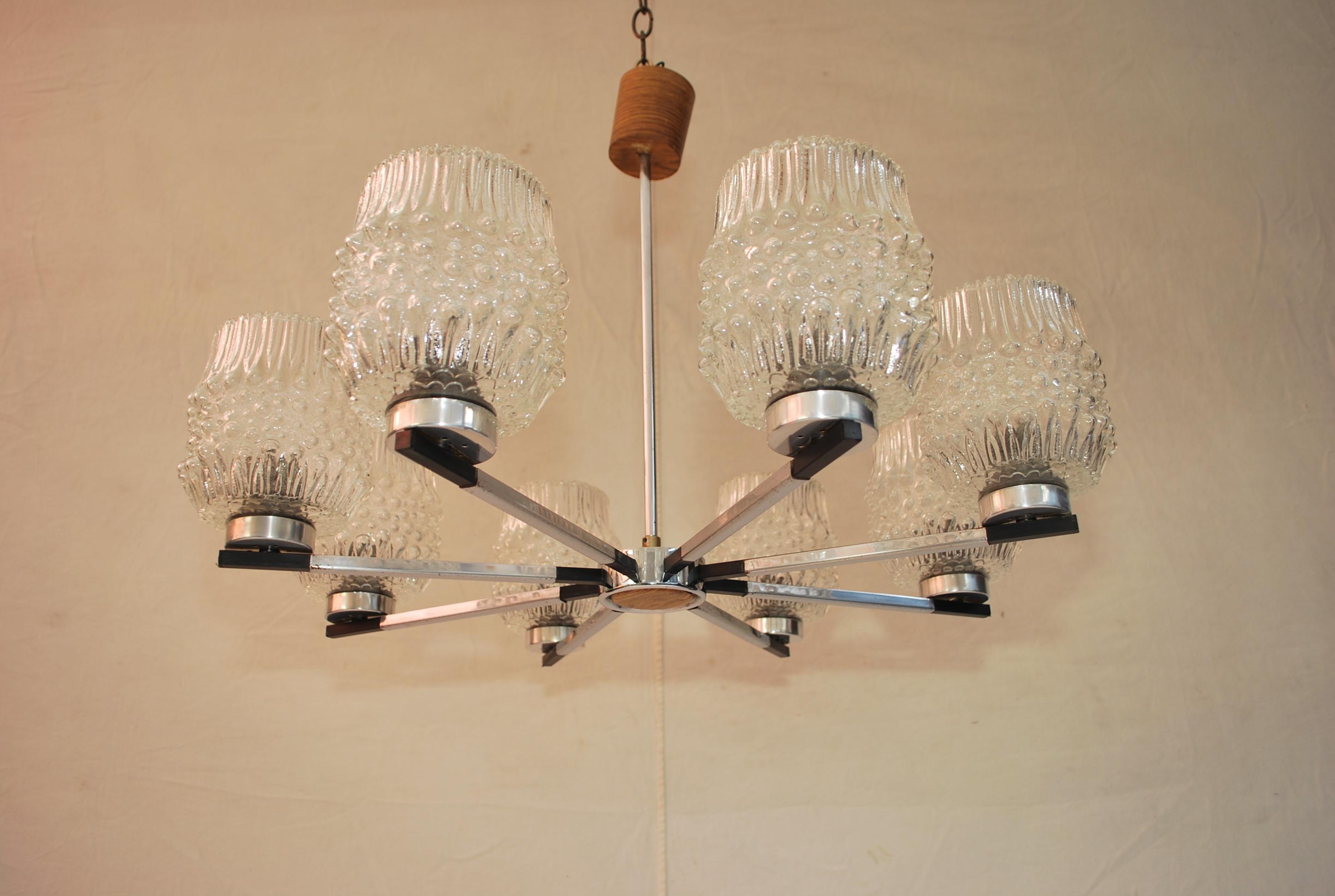 Elegant 1950s Chandelier from Germany For Sale 2