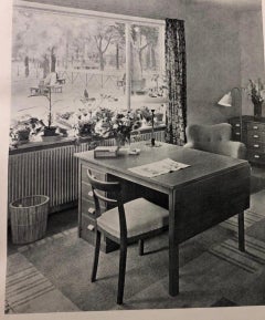 Elegant 1950s Danish Rattan Wastebasket by Wengler – Mid-Century Modern Scandina