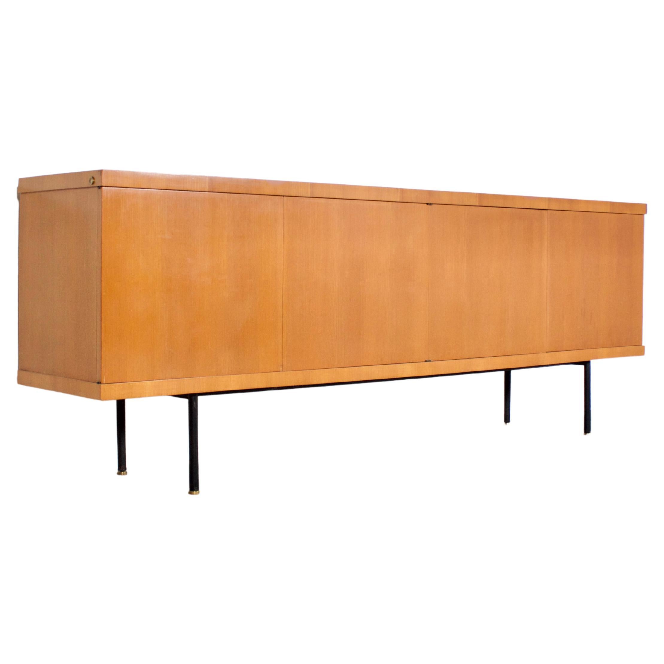 Elegant 1950s "Monaco" Sideboard by Gerard Guermonprez for Magnani, Paris