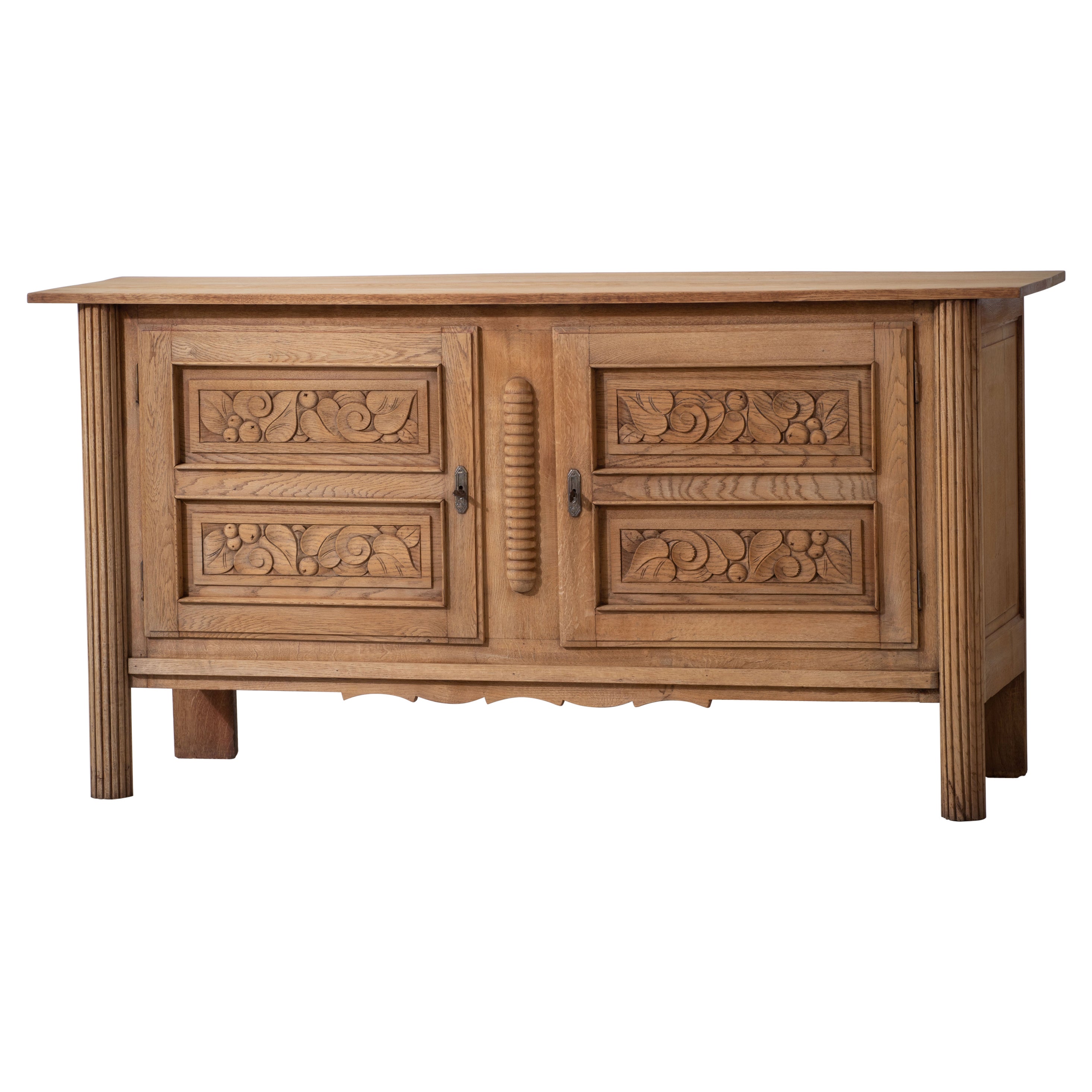Elegant 1950s Oak Sideboard - Bordeaux, France