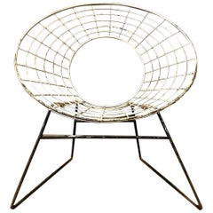 Eleganter Stuhl aus den 1960er Jahren im Stil von Ferrari und Hardoy Plus Bertoia, um 1960
