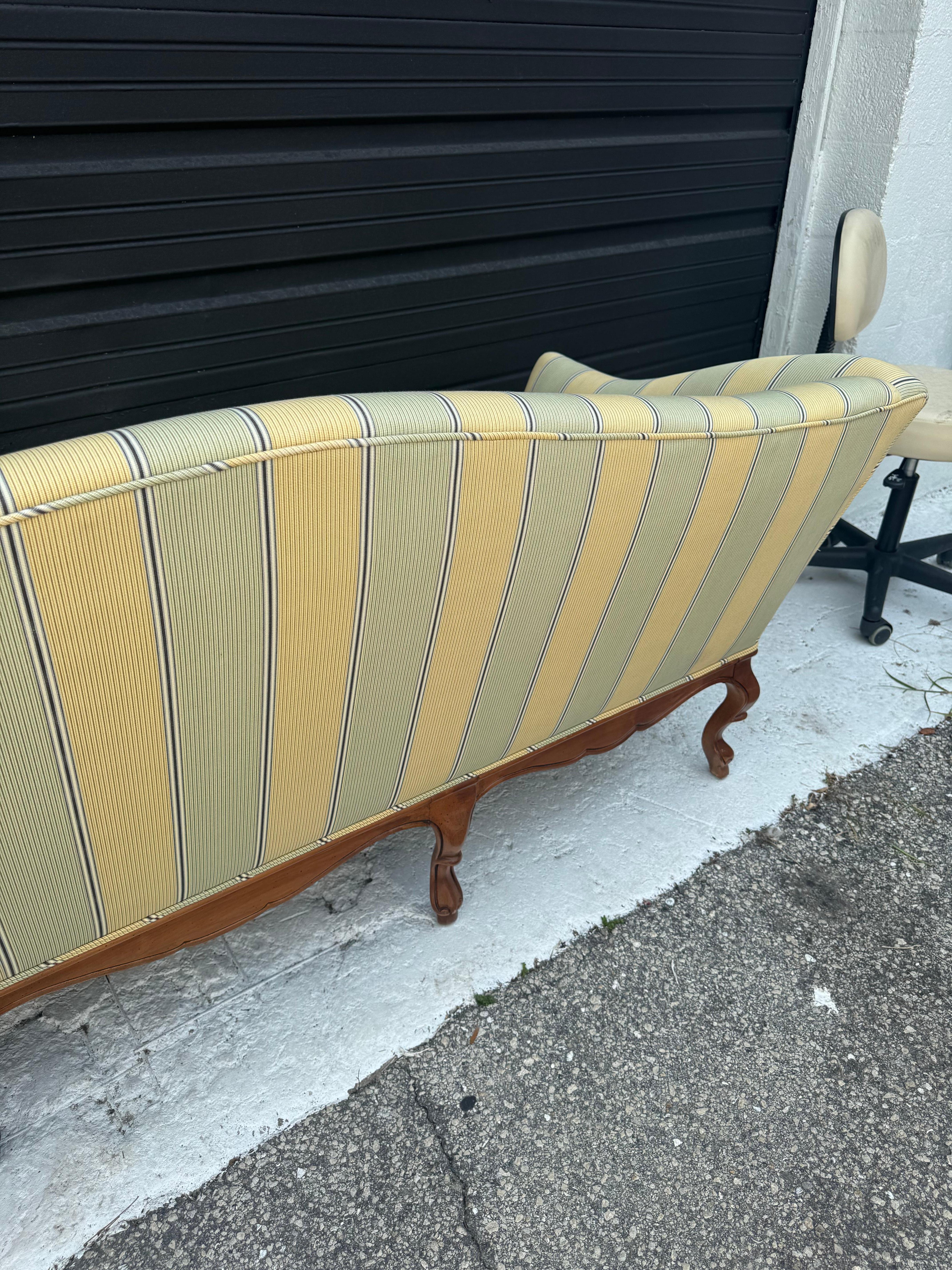 Hollywood Regency Elegant 1960s Sofa For Sale