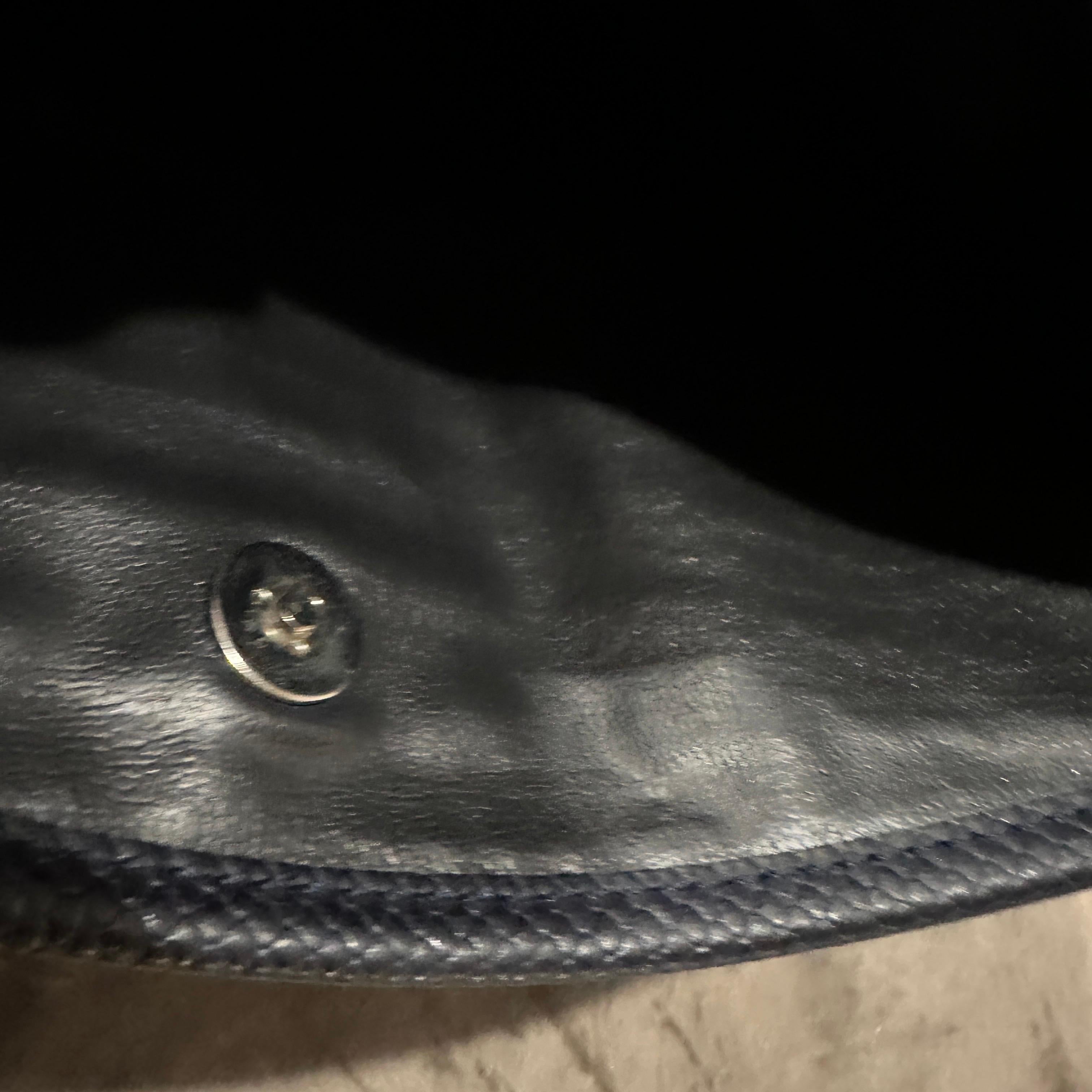 Elegant 1960s Vintage Sorelle Fontana Silk and Leather Evening Clutch For Sale 5
