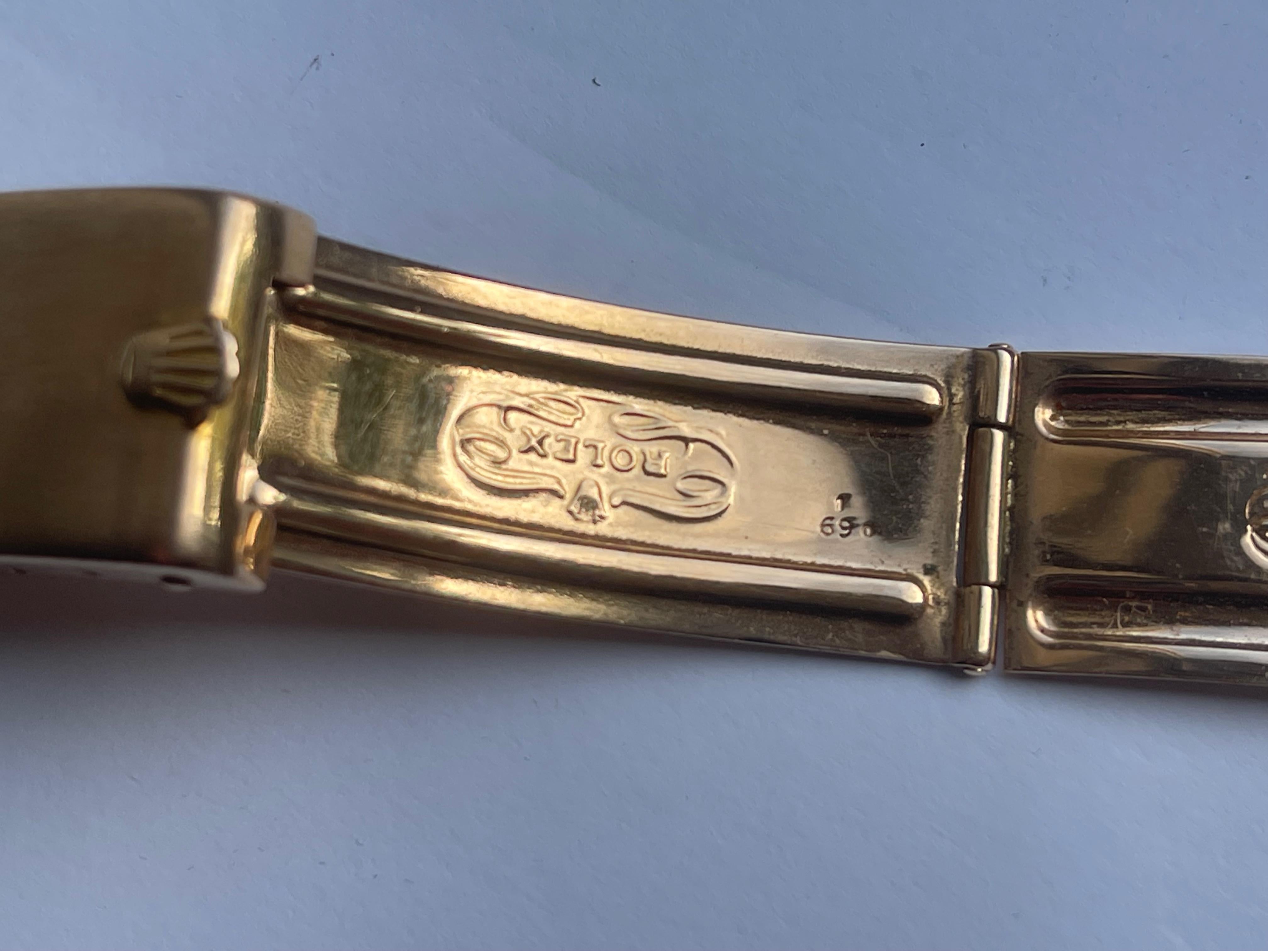 Elegant 1964 Rolex 1803 President Day-Date Rose Gold 18k For Sale 2