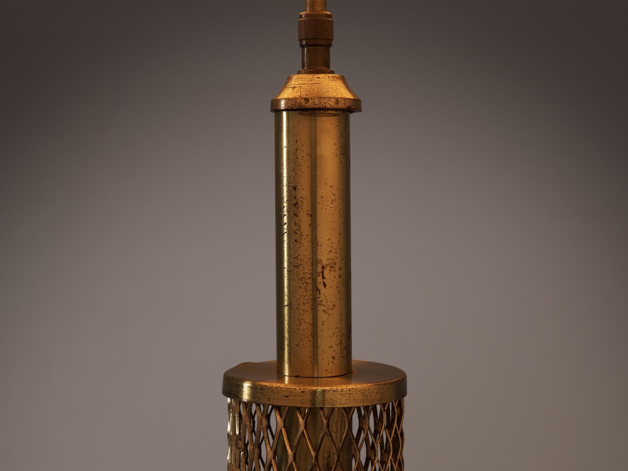Elegant 1970s Floor Lamp in Brass 1