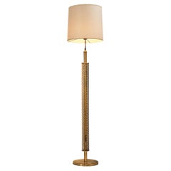 Elegant 1970s Floor Lamp in Brass