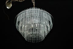 Elegant 1970's Waterfall Light by Sciolari