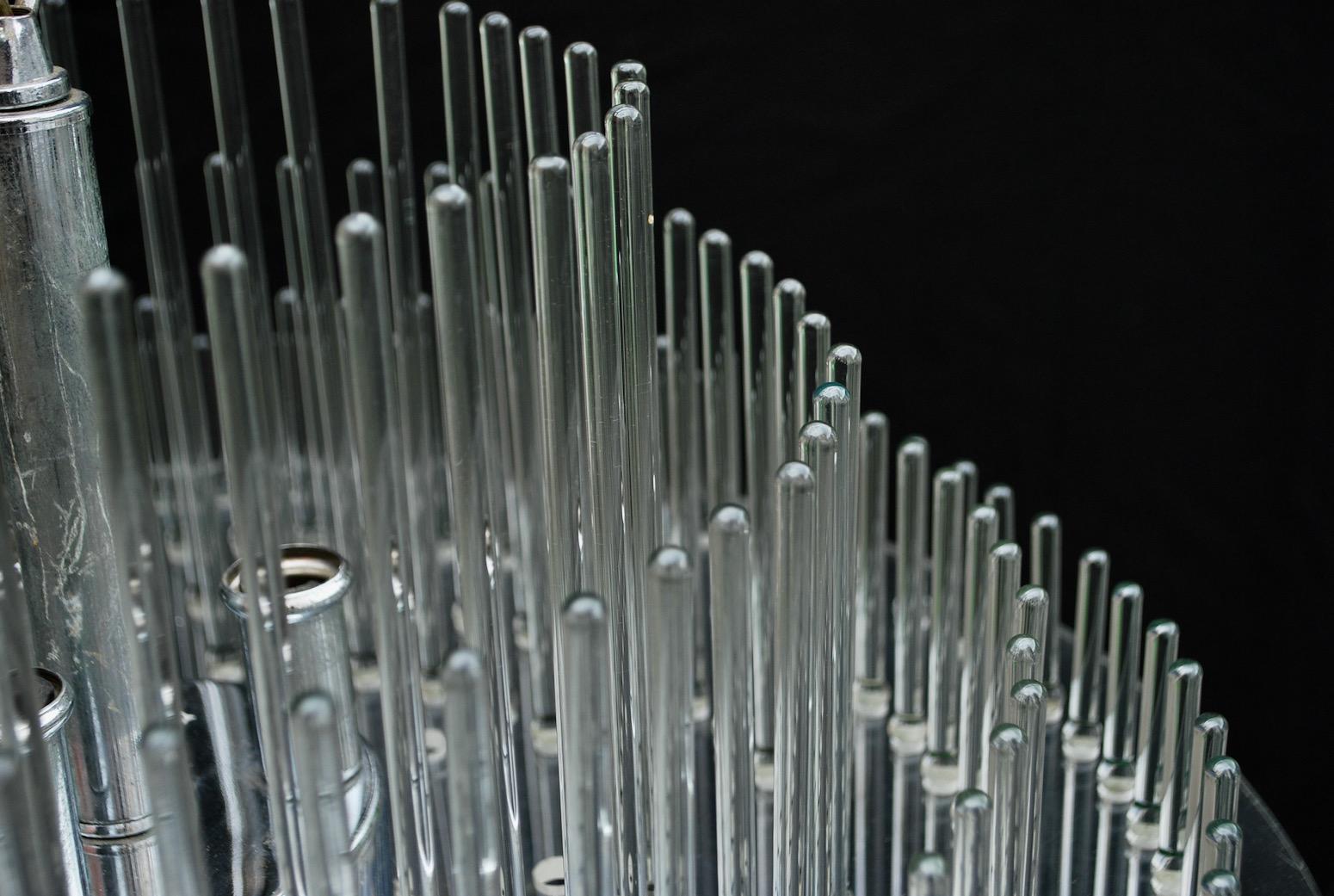 Late 20th Century Elegant 1970's Waterfall Light by Sciolari For Sale
