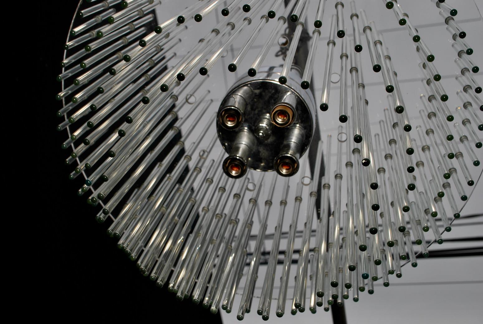 Elegant 1970's Waterfall Light by Sciolari For Sale 2