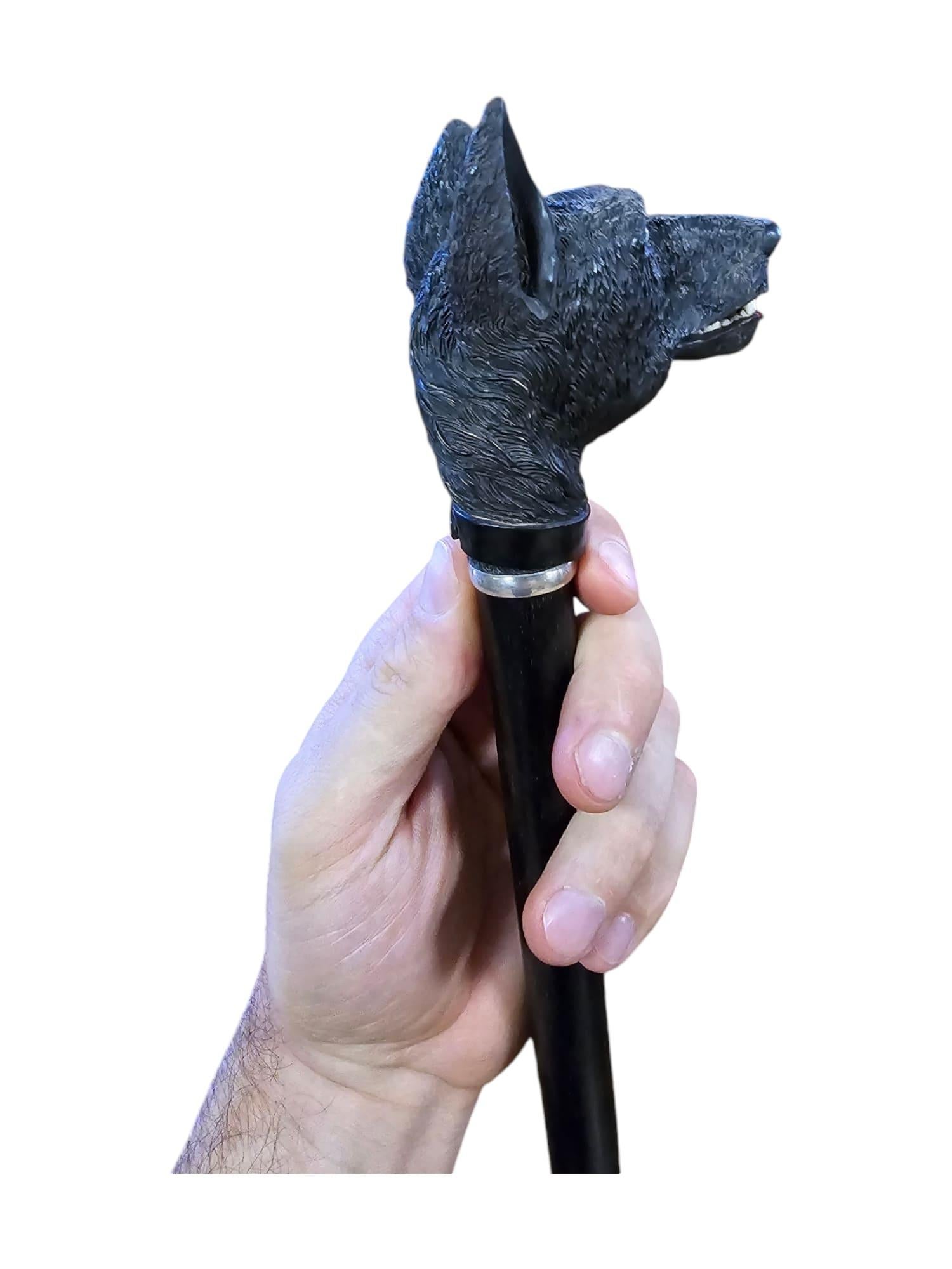Elegant 19th Century Ebony Cane For Sale 2