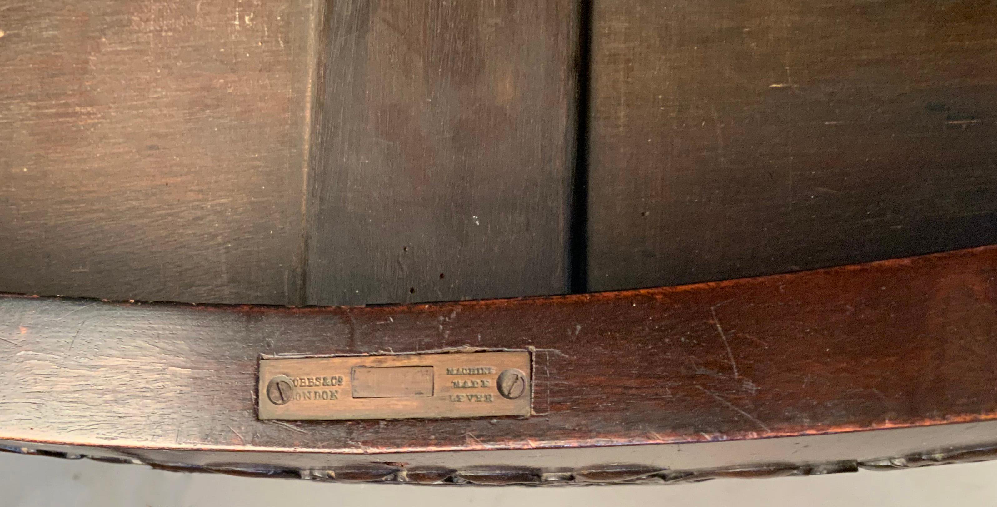 19th Century English Oval Writing Desk 6